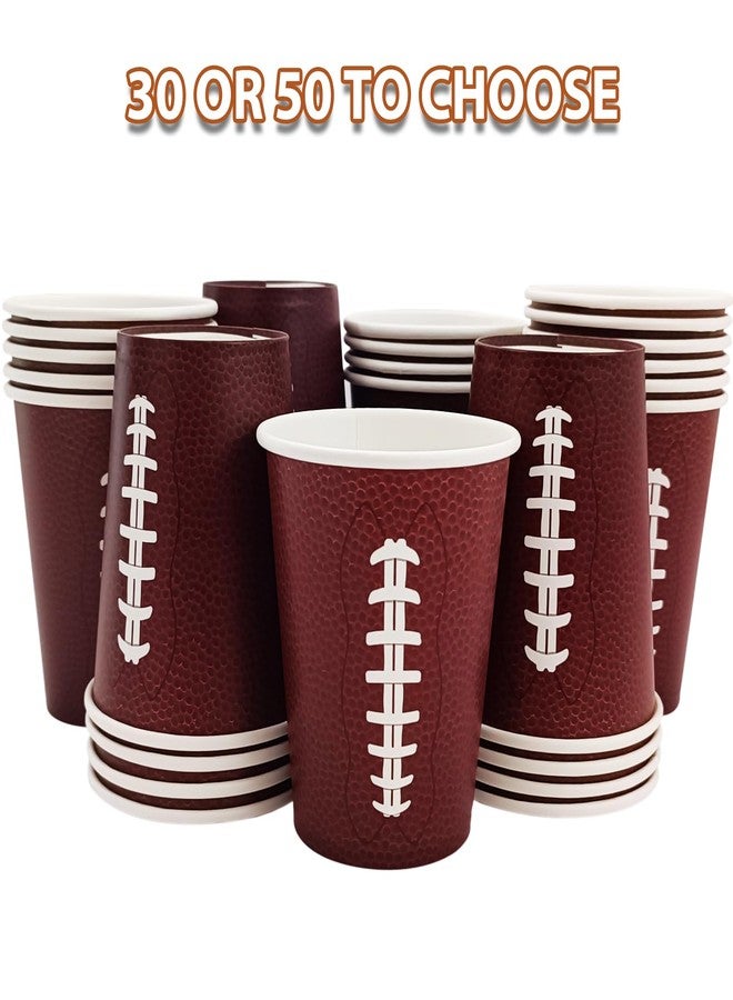 EaciTown Football Beverage Cups - Game Day & Party Cups (30) With Football Design, Perfect for Birthdays & Baby Showers - Image 3